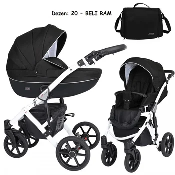 Kunert kolica za bebe 2u1 set Mila beli ram 20 Kunert kolica za bebe 2u1 set Mila beli ram 20